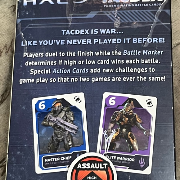Halo TacDex Card Game - Blue and Black - Picture 3 of 5
